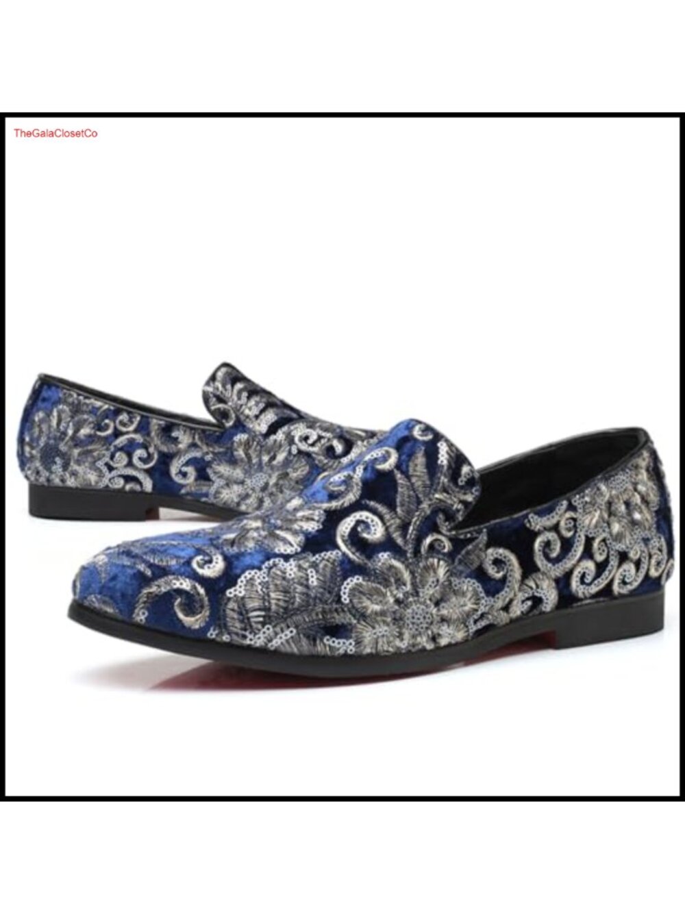 Mens Glitter Dress Loafers Slip On Wedding Party Prom Shoes